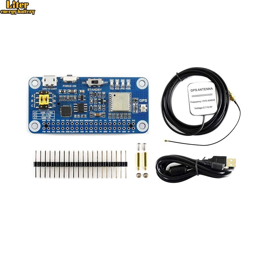 Waveshare L76X Multi-GNSS HAT for Raspberry Pi Supports GPS BDS QZSS UART interface DGPS SBAS (WAAS/EGNOS/MSAS/GAGAN) | Компьютеры и