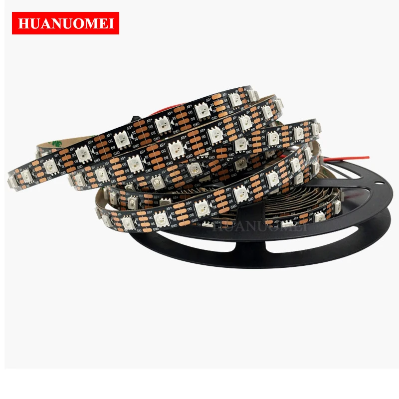 5 м 60 Светодиодный s/M WS2813B Светодиодная лента WS2813 Smart 5050 SMD RGB светодиодная Пиксельная лампа 5 в Ambilight ТВ неоновая лента белый/черный PCB IP20/IP65/IP67