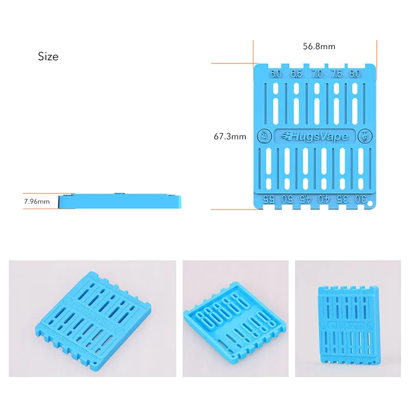 

Original 5 / 10 / 20 PCS Hugsvape Coil Wire Trimming Cutting Tool Measure Post Width for RDA / RTA / RDTA Vape Atomizer DIY