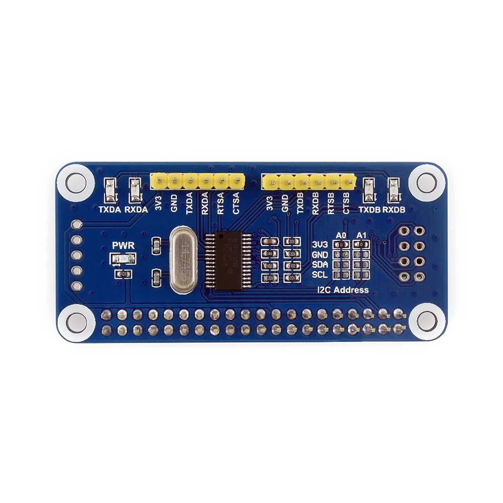 Расширительная шапка Waveshare для Raspberry Pi I2C интерфейс обеспечивает 2 канальный UART и 8