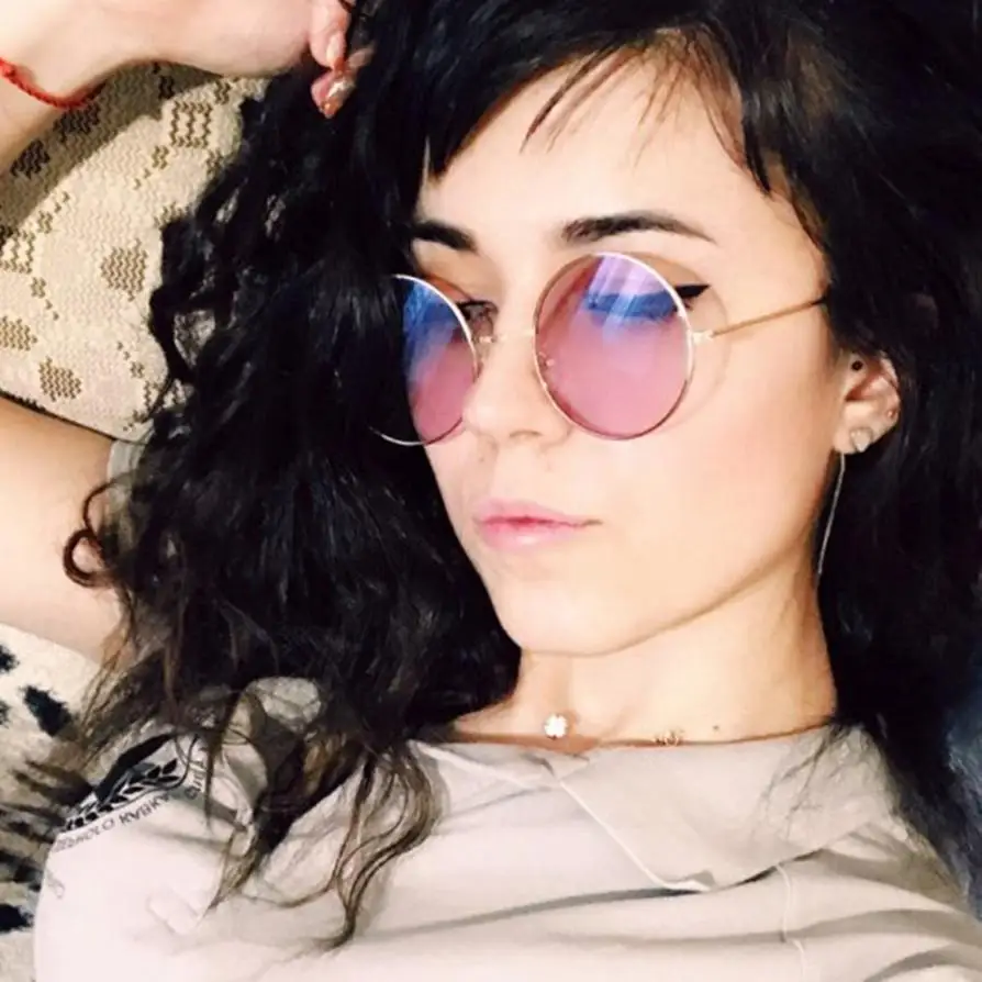 

Women Men Vintage Retro Glasses Unisex Fashion Circle Frame Sunglasses Cute Sexy Beach sunbathing Eyewear Shade drop shipping