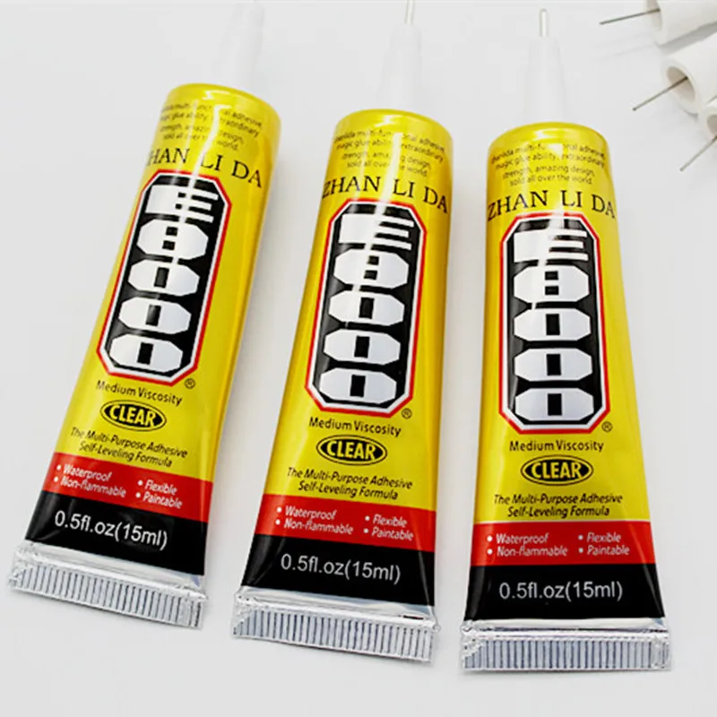 15ml E 8000 liquid glue E8000 crystal ornaments glass mobile phone and
