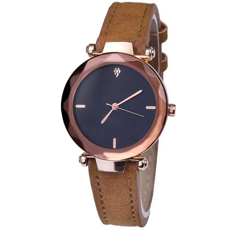 Роскошный кожаный ремешок Reloj Mujer женские часы с браслетом часы Женские Подарочные наручные часы