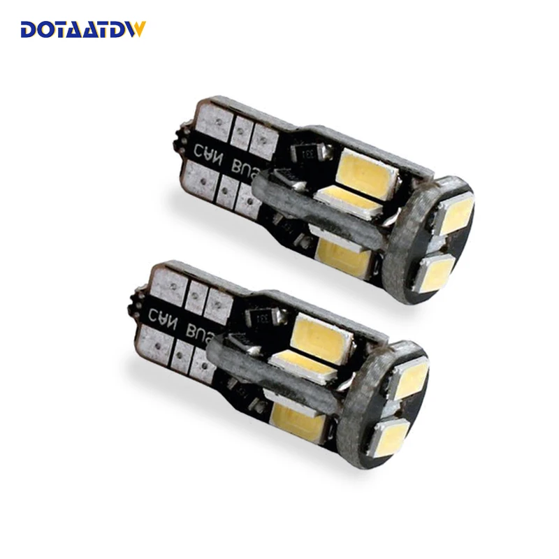

10x High Power Canbus No Error Led W5W T10 Led 5630 SMD Car Bulb Lamp Interior Parking Light External Lights Universal Auto LED