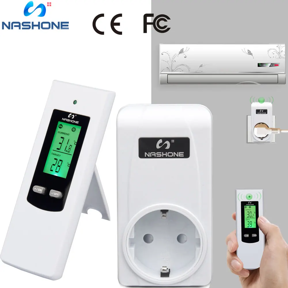 

Nashone Remote Control Switch Plug Wireless Thermostat Switch Smart Programmable Thermostat For Incubator 120230V Type EU UK USA