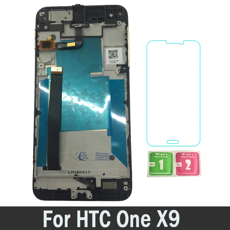 

New Good Quality LCDs With Frame For HTC One X9 LCD Display Touch Screen Digitizer Replacement Assembly 100% Tested Working