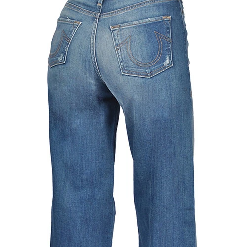 Ava Flare Lebar Kaki Denim Jeans 