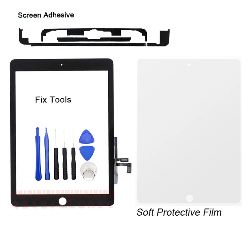 1 шт. Фирменная Новинка планшета Сенсорный экран для Apple iPad Air(2013 Версия) A1474 A1475 A1476 спереди Стекло объектив+ клей+ инструменты