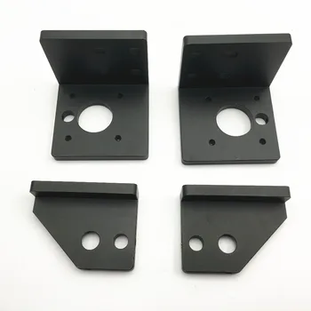 

AM8/ Anet A8 3D Printer Extrusion version black anodized Z axis stepper motor mount and top rod holder kit