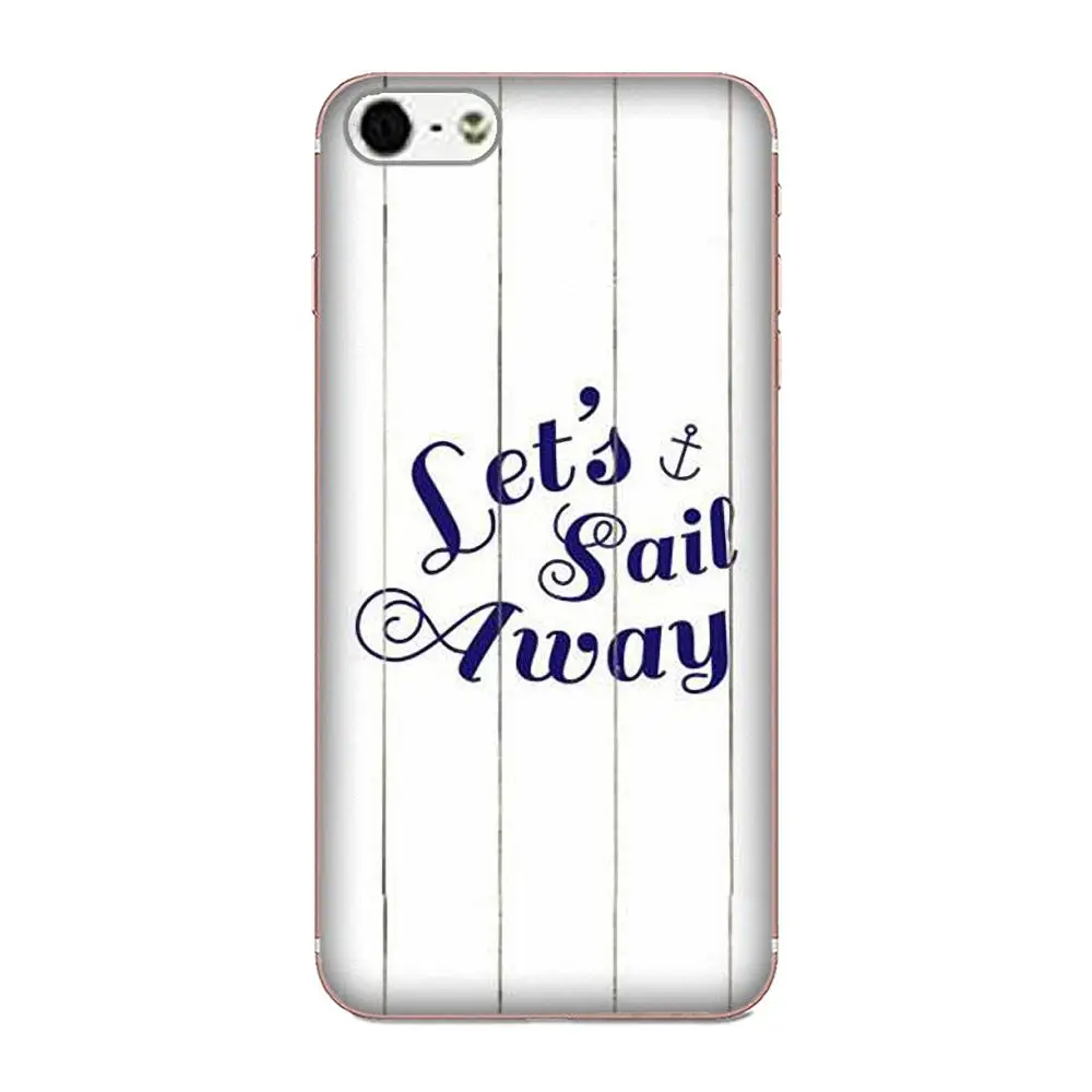 Для Huawei Mate 7 8 9 10 20 P8 P9 P10 P20 P30 Lite Plus Pro 2017 мягкие чехлы из ТПУ Lets Run Away Anchor Beach