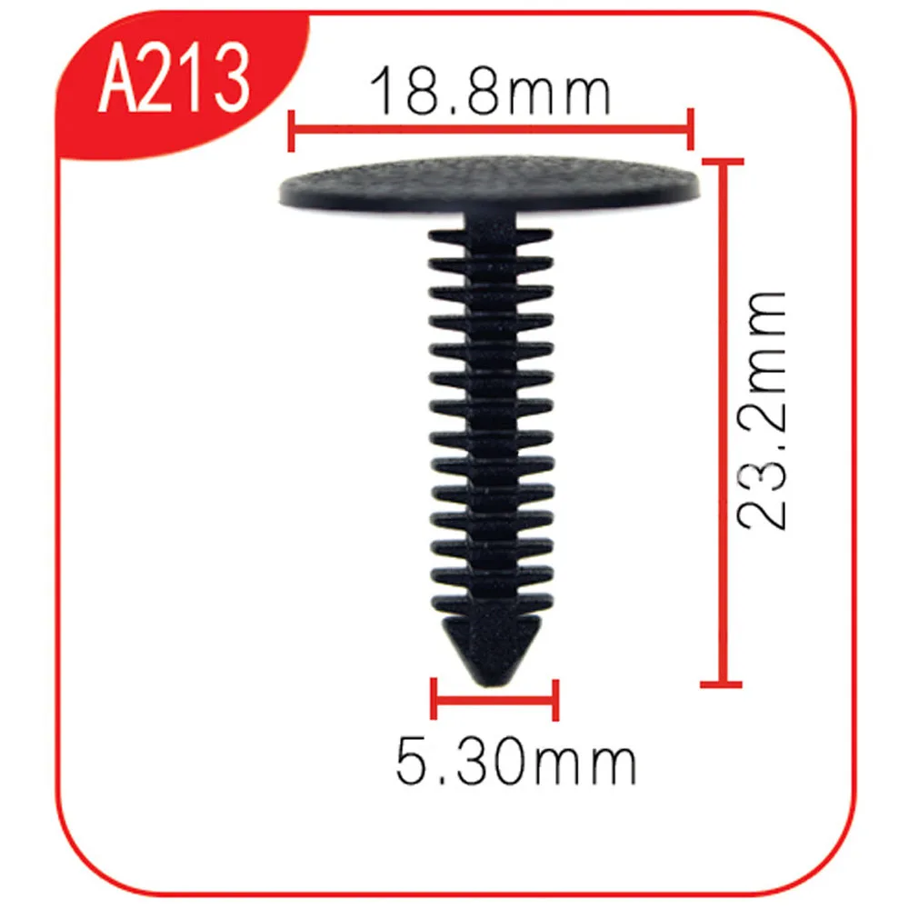 1000x Auto Car Plastic Rivet Fasteners Push Pin Bumper Fender Panel Clips