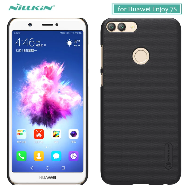 Для huawei P Smart Case Nillkin Супер Матовый щит жесткая задняя панель из поликарбоната для