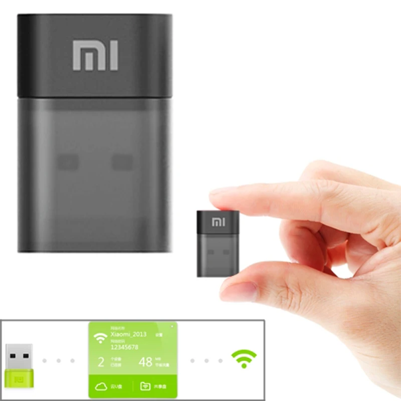 

Original Xiaomi 150Mbps WiFi Portable Mini USB Wireless Router/Repeator Adapter Signal Enhancement Booster for Home Office Hotel