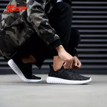 XTEP Brand Men’s Athletic Sport Shoes LightWeight Air Mesh men Sneakers Running Shoes for Men free shipping 983119119275