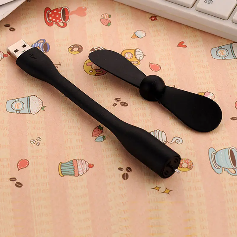 Timethinker USB вентилятор гибкий USB портативный мини-вентилятор карманные вентиляторы для банка питания и ноутбука и компьютера энергосбережение для Xiaomi