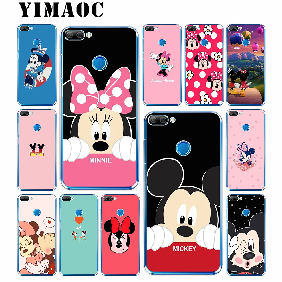 

YIMAOC Mickey Minnie Mouse Soft Silicone Case for Huawei Honor 10 9 8X 8C 8 7C 7X 7A Pro 6A & Nova 3i 3 2i Lite Note 10