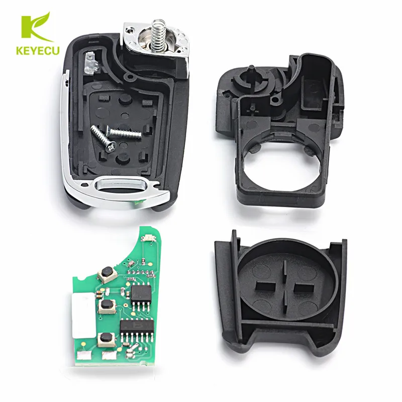 Запасной обновленный дистанционный ключ KEYECU 433 МГц ID46 для Kia Ceed 2009 2010 P/N: 81996