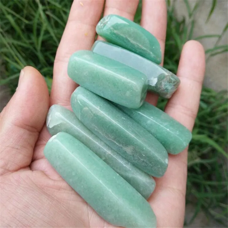 natural crystal, green crystal green dongling gravel, green dongling