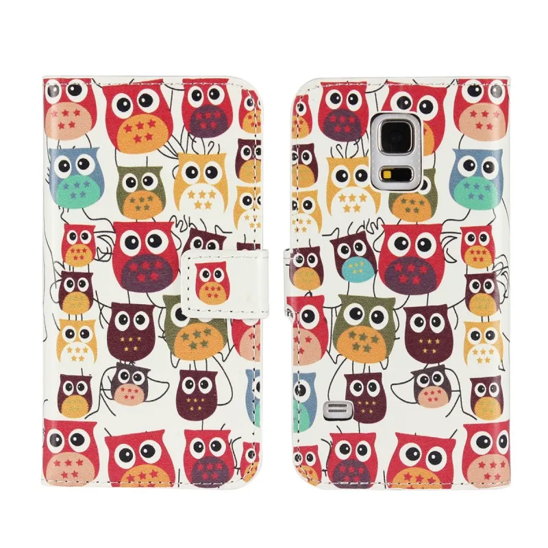 Кожаный кошелек для Samsung Galaxy S5 Mini S5mini S4 S4min S3 S3mini Ace 2 i8160 Чехлы Чехол Etui Coque Capinha Hoesje|for