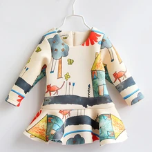 Хлопковые платья для маленьких девочек, зимнее платье принцессы, детские платья с героями мультфильмов для девочек, костюмы, Vestidos Infantis