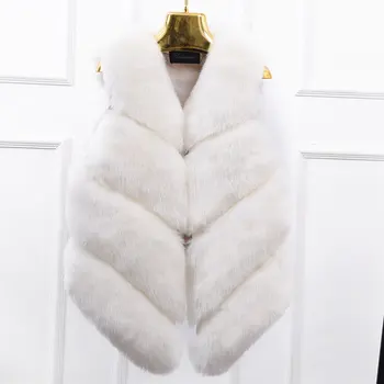 

2017 Limited Vest Hot Sale In The Section Of Women Were Autumn Korean Version Of Fox Coat Waistcoat Stitching Sleeveless