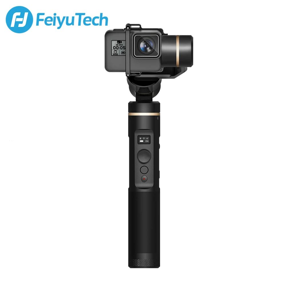 

FeiyuTech G6 Handheld Gimbal 3-Axis Waterproof Feiyu Action Photo Camera Wifi Blue Tooth OLED Screen Angle for Hero 6 5 4 RX0