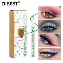 1 шт. водостойкая цветная жидкая подводка для глаз карандаш черный Водостойкая цветная жидкая ручка макияж глаз маркер легко носить косметика для глаз