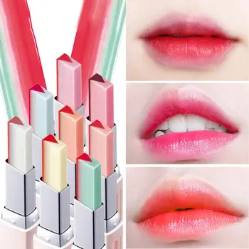 

1 pc Two-Tone Lipstick Newly Fashion Korean Bite Lipstick Women Biting Lip Gradient Double Color Lip Balm Nourishing Cosmetic