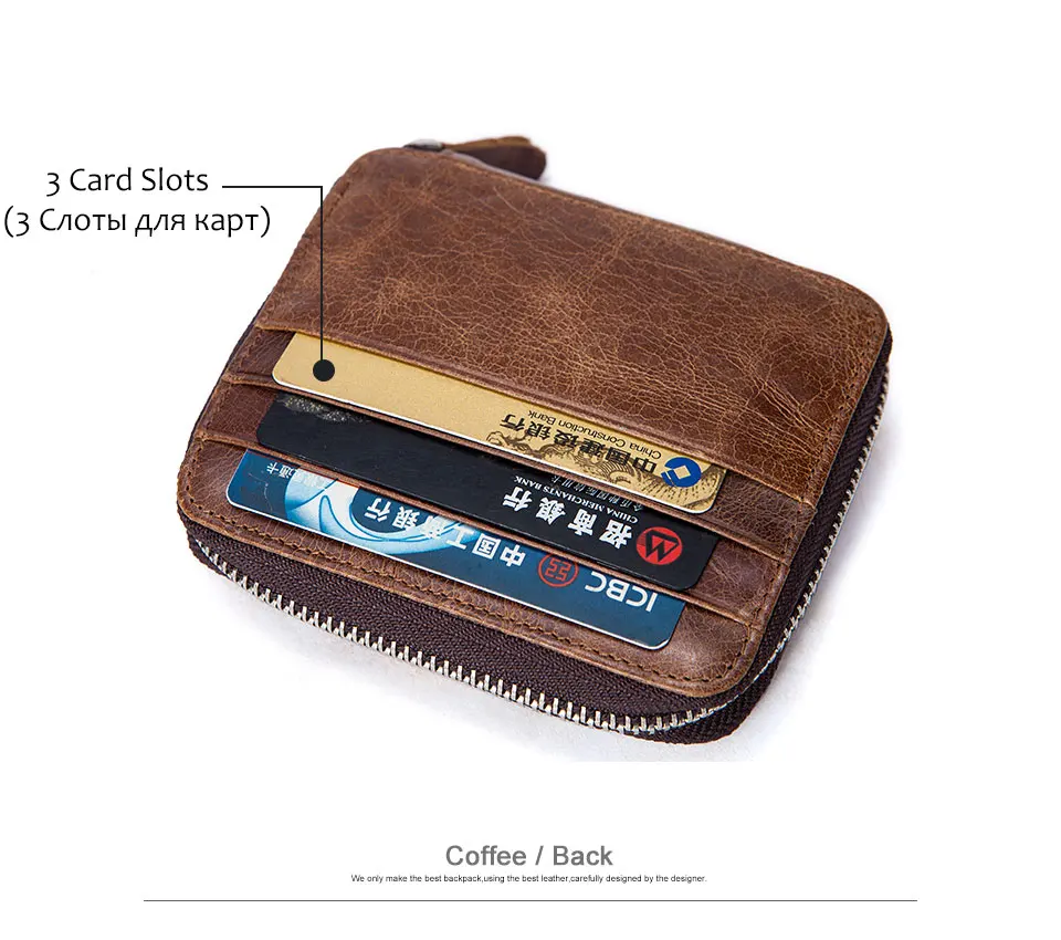3 leather wallet