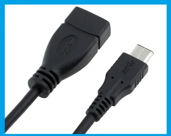

Newest 20cm USB-C male to 3.0 A Female Type-C OTG Cable For S8 ThinkPadS2 Nexus5X/6P OnePlus2/3 G5 P9 for xiaomi mi6 mi5