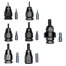 M3 M4 m5 m6 m8 m10 m12 пневматический вытяжной сеттер пневматические заклепки гайка пистолет Заклепка гайка головка для пневматических клепальщиков