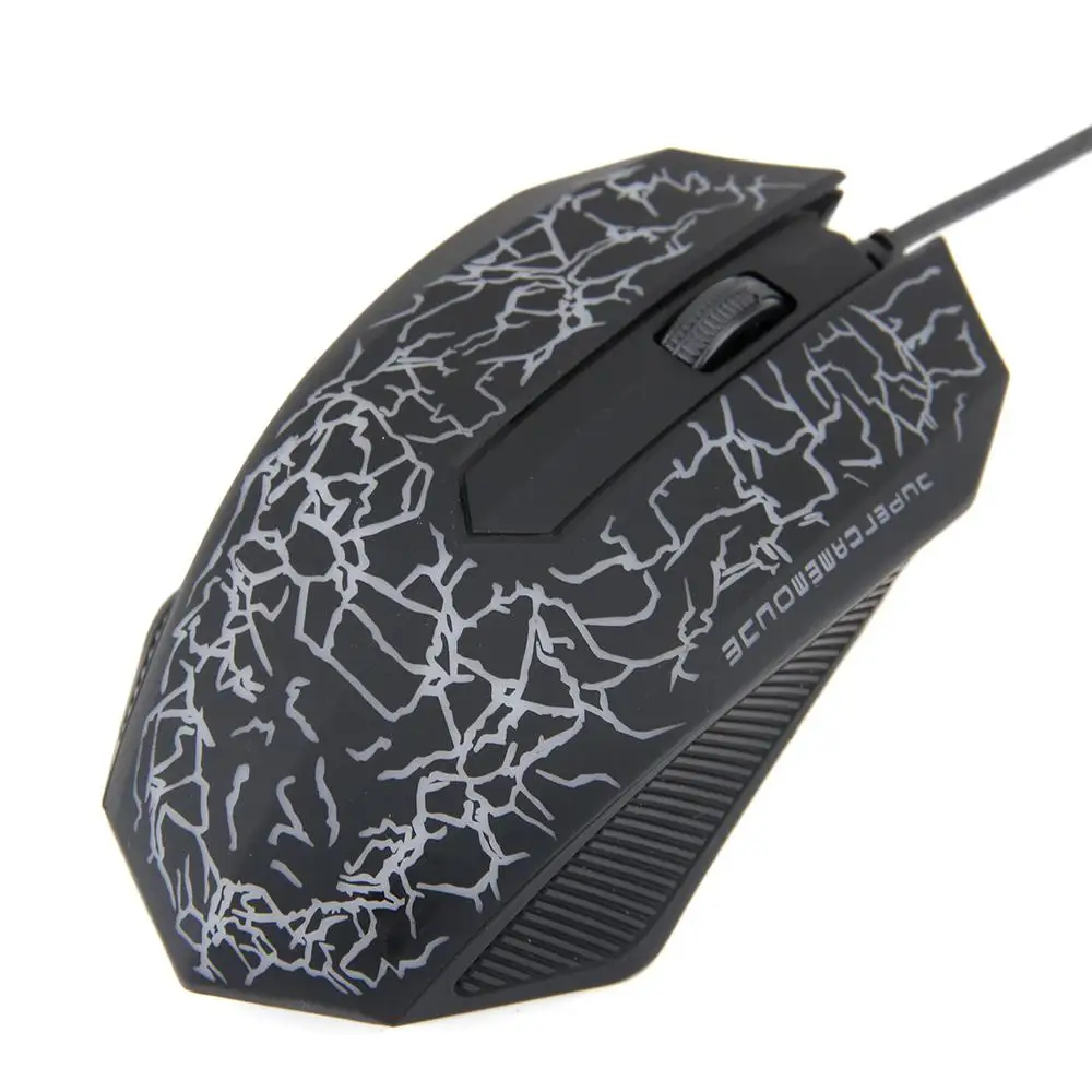 4000DPI 3 Button LED Colorful Light Optical USB Wired Gaming Mouse Mice Gamer For Laptop/Desktop/PC