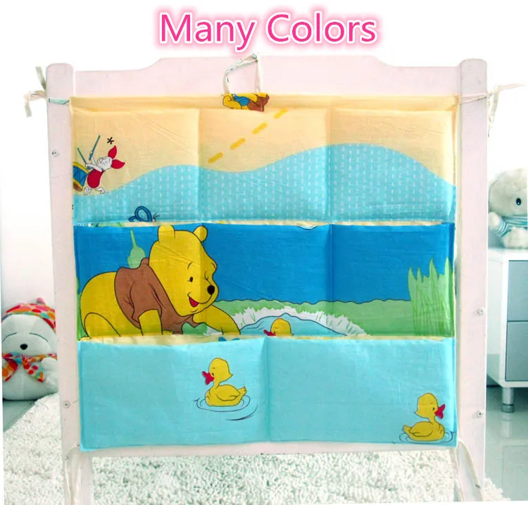 Продвижение кроватку, пеленки мешок Многослойные хлопок кровать сумка прекрасный детская кровать мешки для хранения, 62*52 см - Цвет: Шоколад