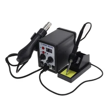 SAIKE 8586 700 Вт ESD паяльная станция СВЕТОДИОДНЫЙ Цифровой паяльник паяльная станция BGA паяльная станция горячего воздуха пистолет сварщик