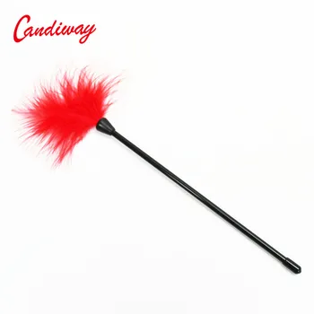 bdsm feather whips Fetish slave SLUT sexy bitch Spanking Paddle pony riding crop whips Flogger Sex Toys For Couples cosplay game 1