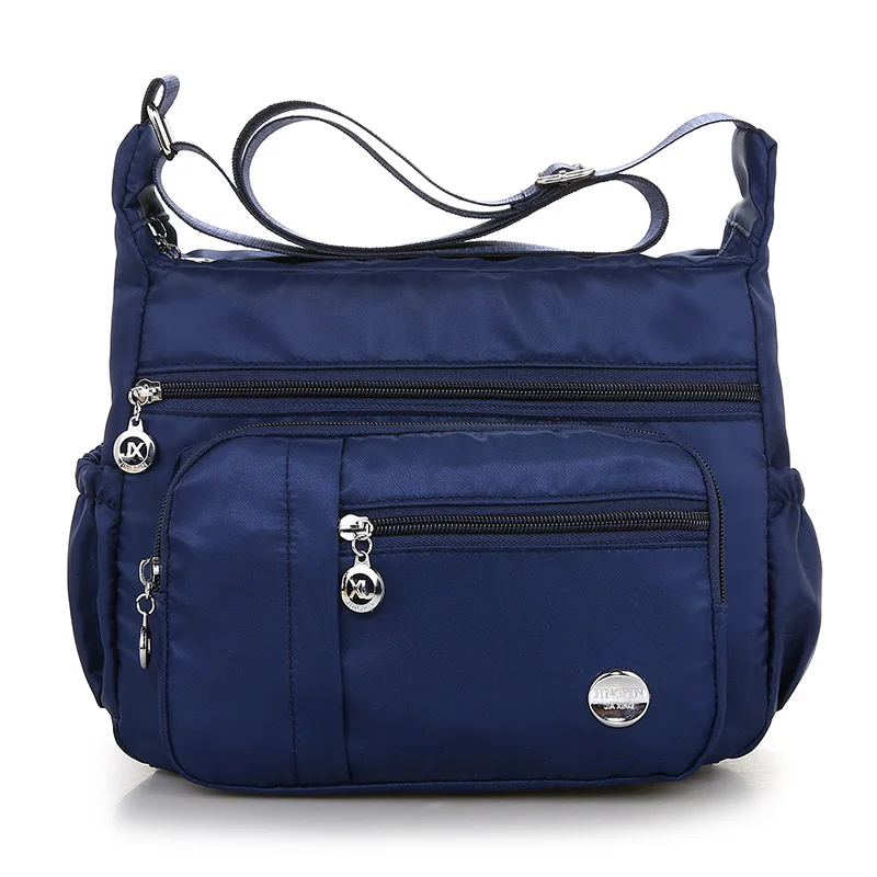 

Fashion Women Messenger Bags Hobos Shoulder Zipper Bag Lightweight Waterproof Nylon Oxford Travel Crossbody Bag Purses Handbags