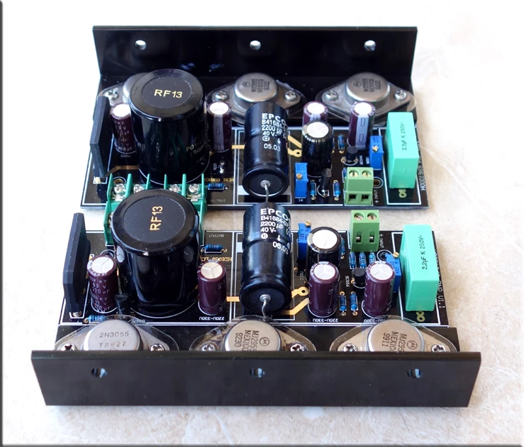 New HOOD 1969 PNP 2.0 Channel Class A amplifier Completed board