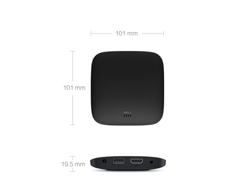 Оригинальная ТВ-приставка Xiao Mi tv Box 3 Smart 2 ГБ/8 ГБ 4 k, черная ТВ-приставка на Android tv 6 Smart медиаплеер, приставка