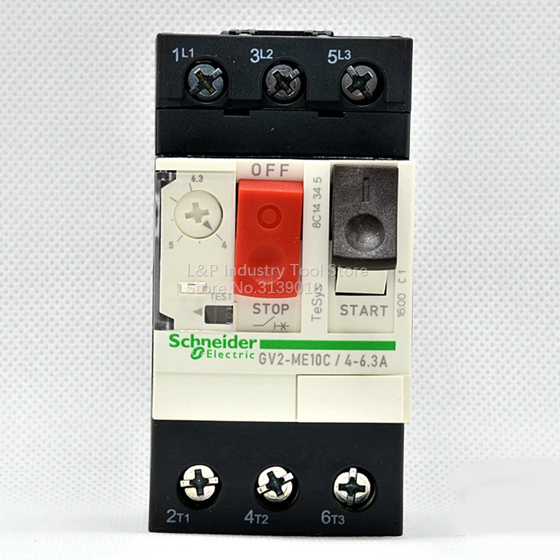 GV2ME10 GV2ME10C 4-6.3A Motor Circuit Breaker