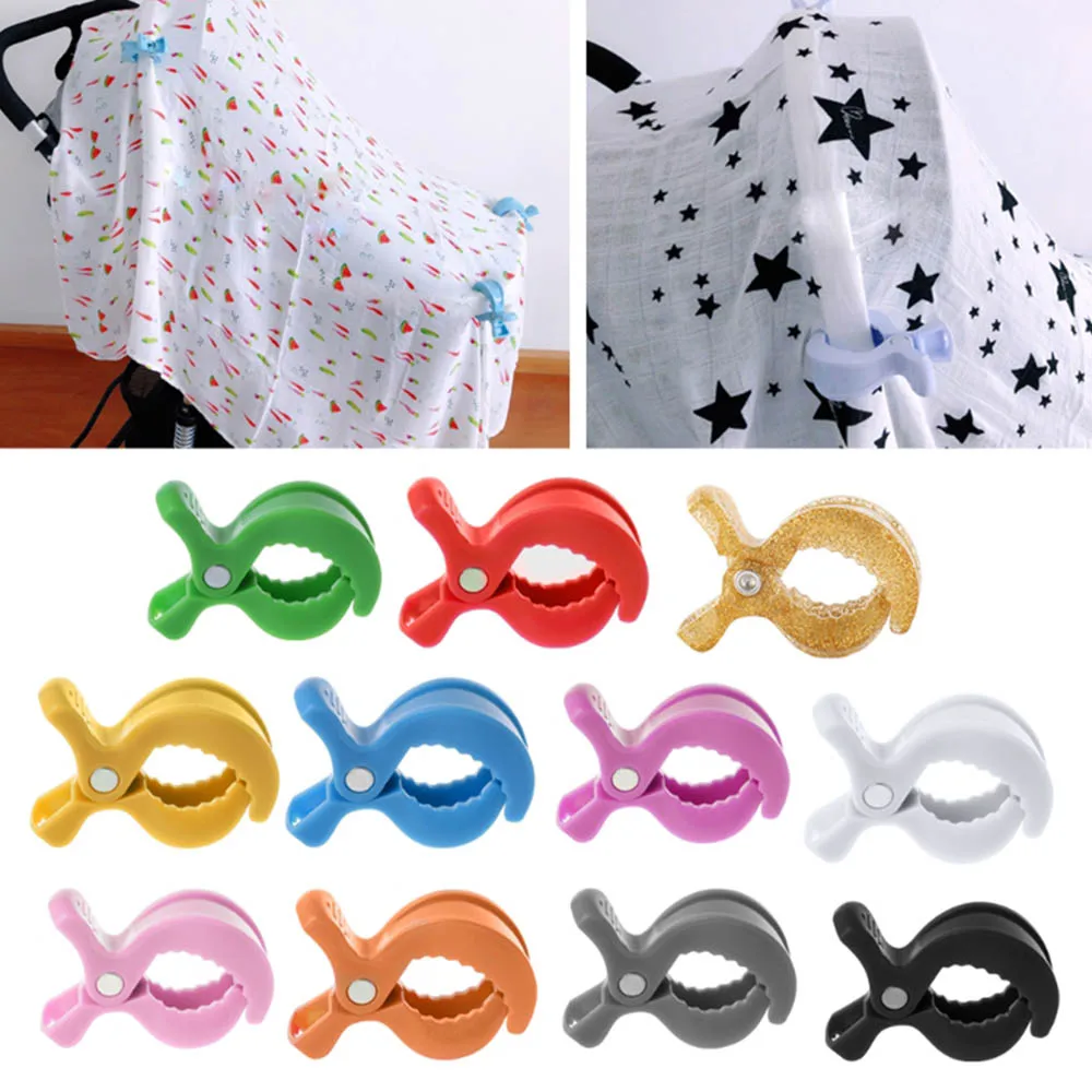 New Colorful Baby blanket Accessories Toy Lamp Pram Stroller Peg To Hook Cover Blanket Clips | Игрушки и хобби