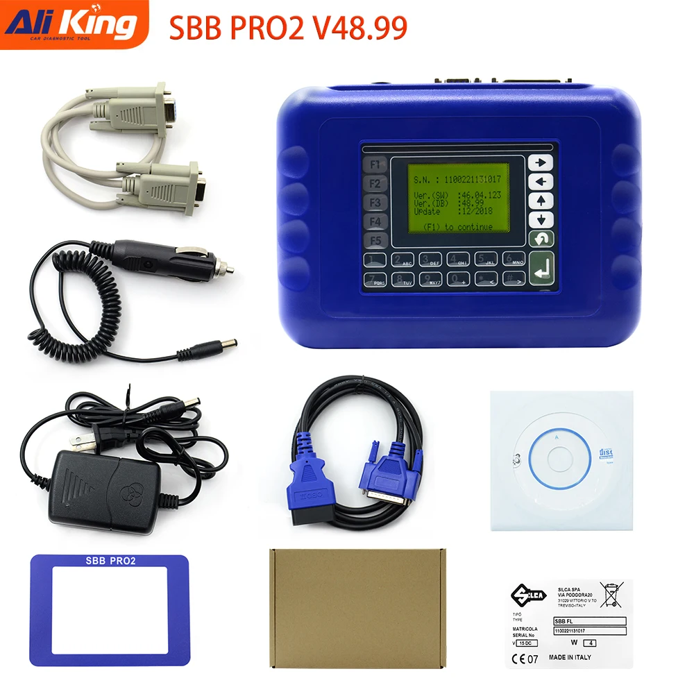 

New SBB PRO2 Key Programmer V48.99 Support Cars Up to 2018 Support for T-oyota G Chip No Token Limit SBB PRO 2 V48.88