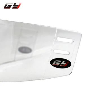 

winter CE certification clear double visor for ice hockey helmets made with PC