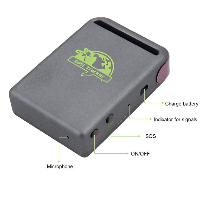 Автомобильный GPS трекер TK102B GSM GPRS высокоточный локатор местоположения в реальном