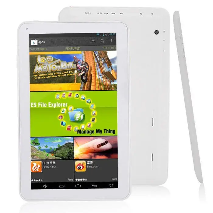 Новый Bluetooth 10 1 &quot10 дюймов Android 4 2 планшетный ПК 8 Гб двухъядерный RAM A23 5 ГГц Белый