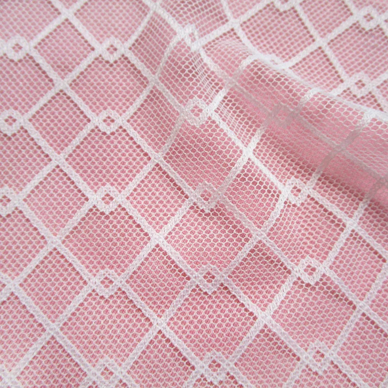 

1Piece 90cm*145cm White Mesh Fabric DIY Sewing Sexy Underwear Patchwork Black Openwork Summer Dress Blouse Skirt Net Cloth Tissu