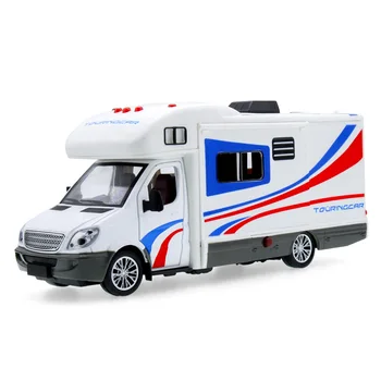 

2017 Hot sell 1:36 Limousine Motor Homes Diecast Alloy Metal Luxury Bus Model Collection Model Pull Back Toys Car Gift For Boy