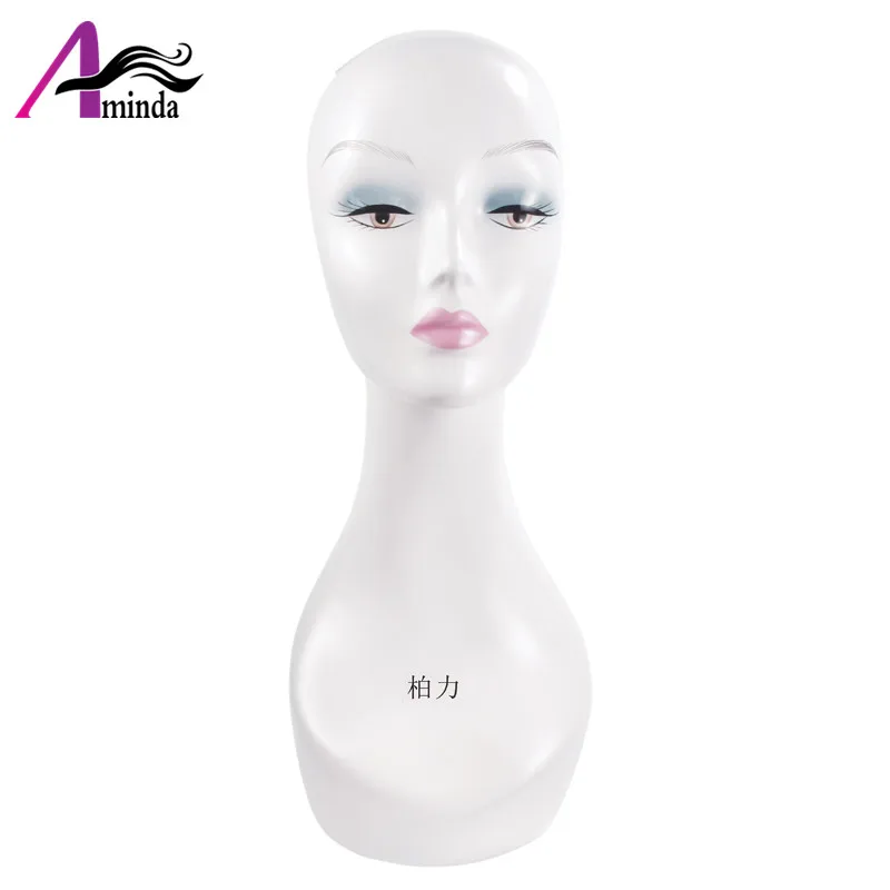 cheap ABS mannequin head wholesale wig jewelry hat dispaly african american mannequin head stand without hair on sale (7)