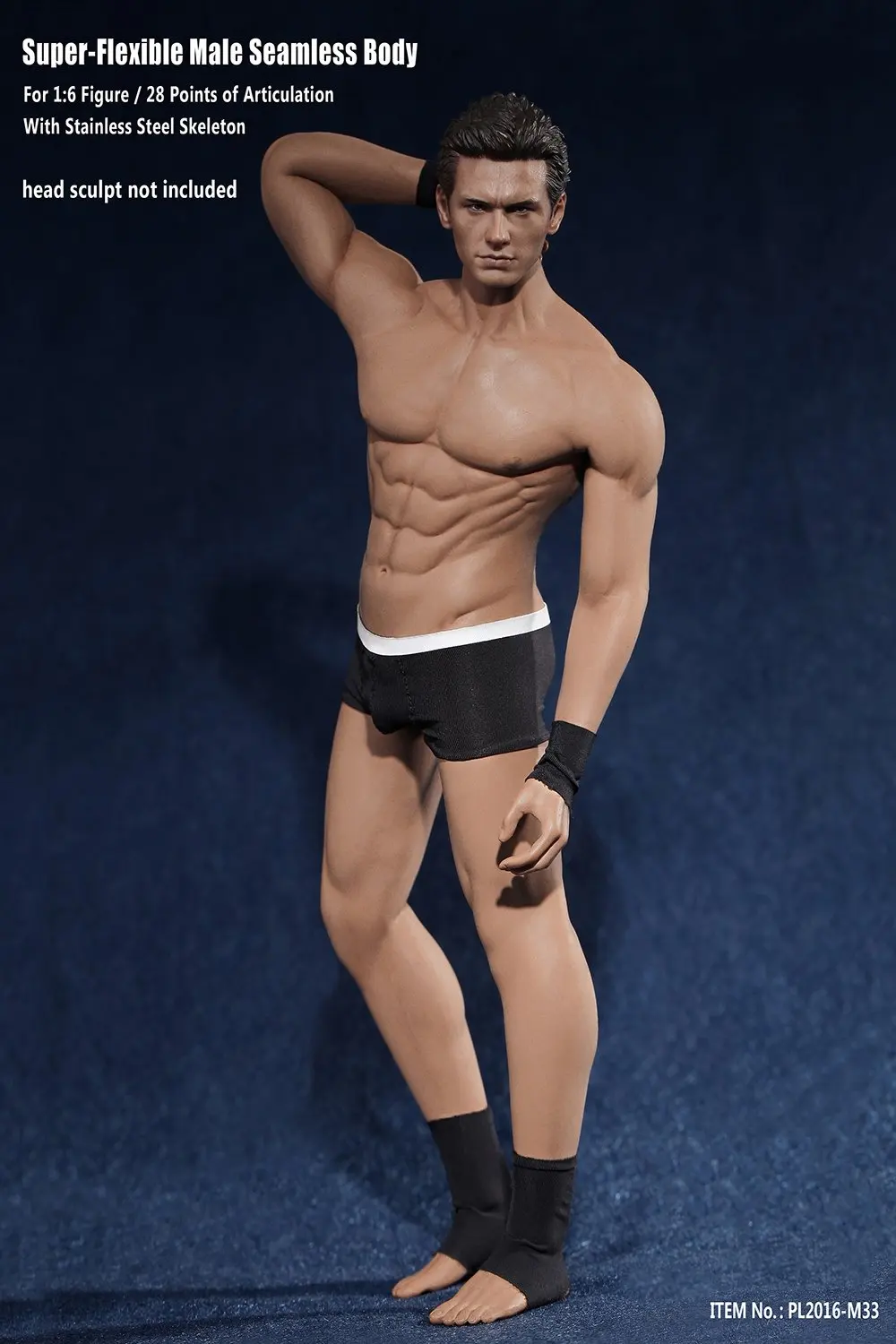 Details about / 1//6 TBLeague PHICEN M33 Seamless Muscular Male Figure Body Steel Skeleton