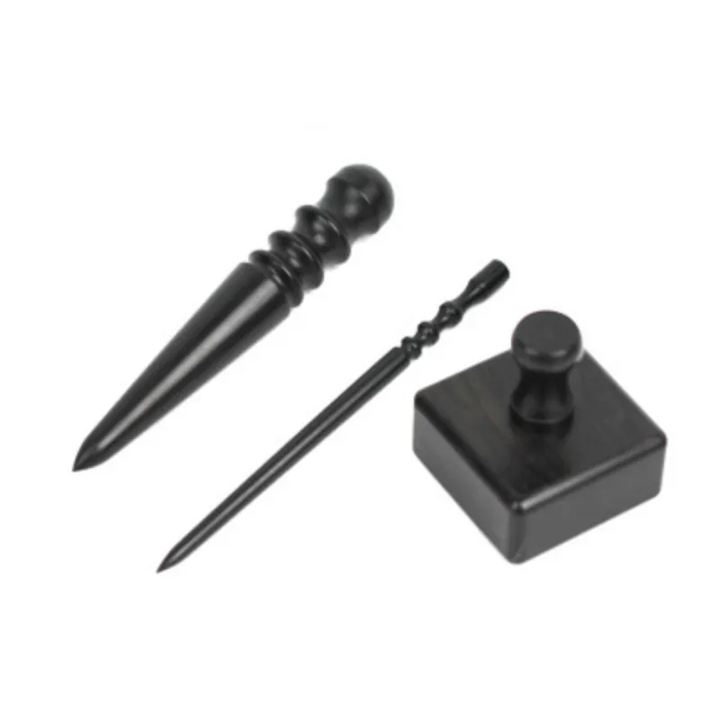 

Junetree Wood Polish Leather Edge Slicker Craft Burnisher Workshop DIY Tool Handmade Carving Embossing Leather Craft