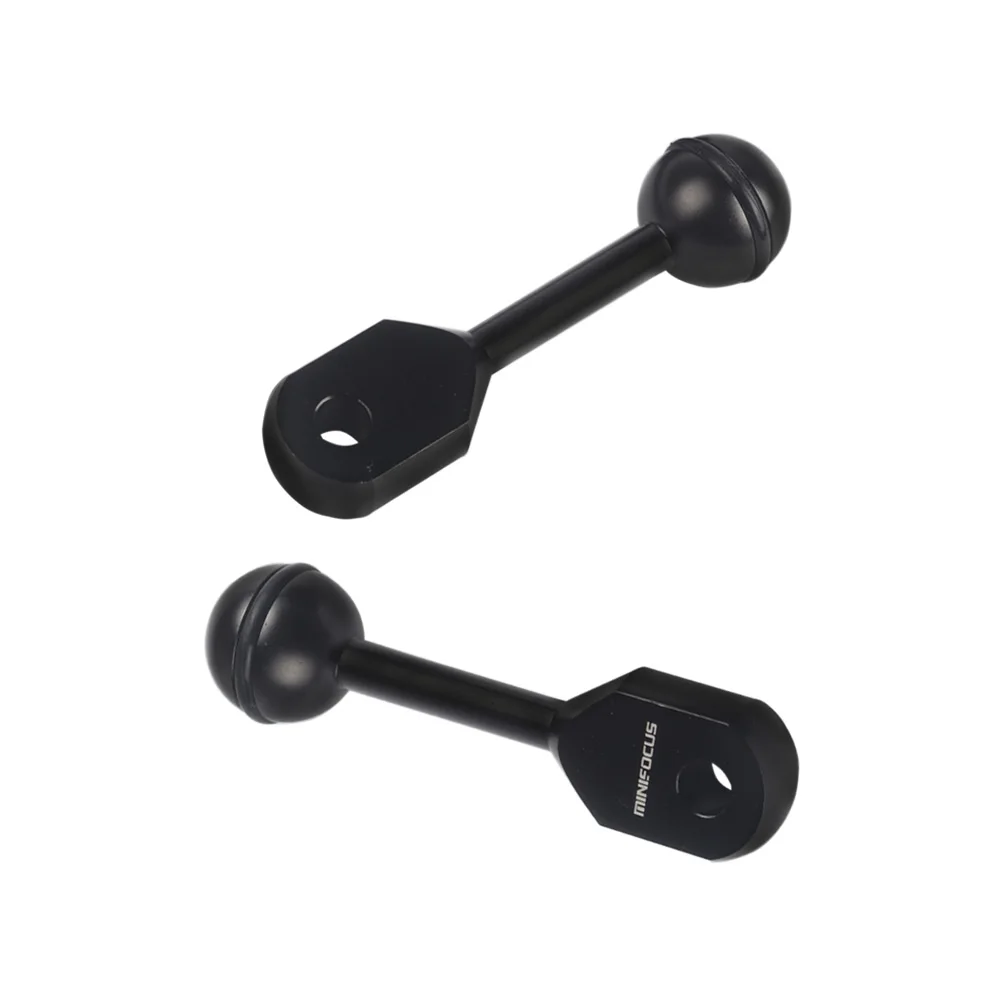 

2 PCS 3" Aluminium 1"Ball Head with YS Head Adapter for Underwater Photography Diving Strobe/Housing Flashlight/Light System